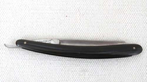 Vintage T.P. Cadman & Sons Ltd Sheffield England Bengall Cutthroat Razor In Box Black Handle 25 cm