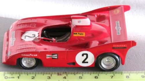 Wonderful Vintage Unbranded Die Cast Alfa Romeo 33 TT Racing Car No Box 1:43 L: 80 mm SOLD AS IS