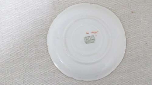 Beautiful Vintage Shelley Fine Bone China Trio Hand Painted Tree And Flower Decoration