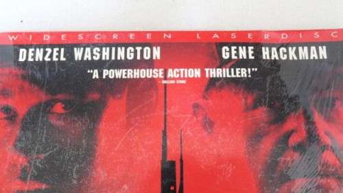 Crimson Tide Laserdisc Widescreen Dolby Surround Sound Double Disc - Denzel Washington SOLD AS IS