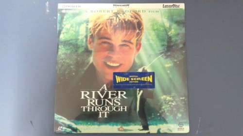Sealed 1992 `A River Runs Through It` Widescreen Edition LaserDisc Dolby Surround - Brad Pitt