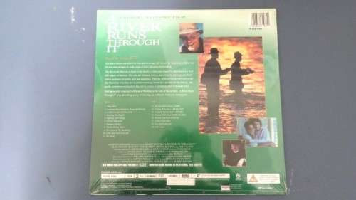 Sealed 1992 `A River Runs Through It` Widescreen Edition LaserDisc Dolby Surround - Brad Pitt