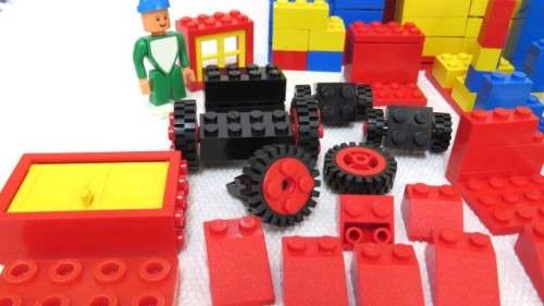 Joblot Of Vintage Lego Building Blocks 4 Instruction Sheets In an Original Lego Box SOLD AS IS
