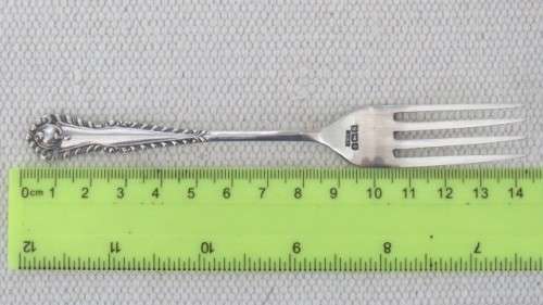 Stunning Vintage H/Marked Birmingham Henry Williamson Ltd 1942-43 Silver Fork L: 141 mm (18 g)