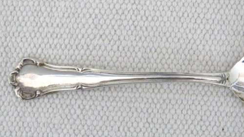 Vintage Silver (.800) Sugar Spoon Scalloped Shell Bowl - Marked `393 AL AFB 800` L: 130 mm (23 g)