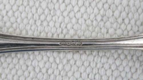 Vintage Silver (.800) Sugar Spoon Scalloped Shell Bowl - Marked `393 AL AFB 800` L: 130 mm (23 g)
