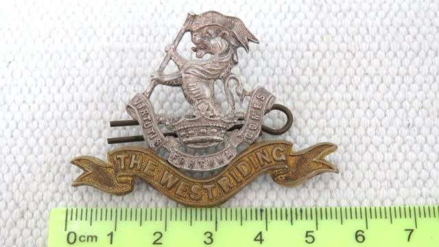 New Zealand Duke of Wellington`s (West Riding Regiment) Cap Badge 55 x 40 mm