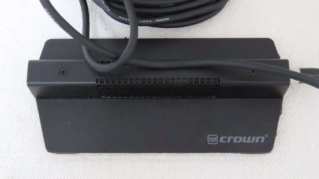 Boxed Vintage Crown PCC 160 Supercardioid Condenser Boundary Microphone In Working Order