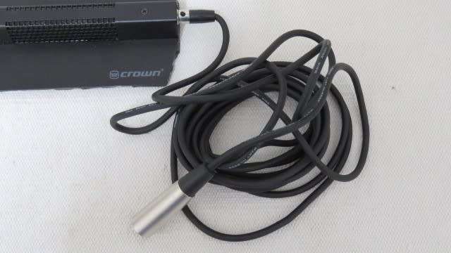 Boxed Vintage Crown PCC 160 Supercardioid Condenser Boundary Microphone In Working Order