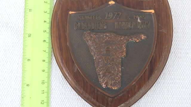 South African Defence Force 1977 Kerfees Grensdiens X-Mas Border Duty Plaque 115 x 130 mm