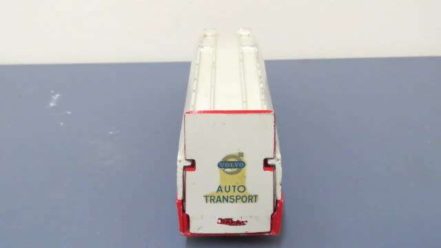 Vintage Tekno Die Cast Volvo `Auto-Transport` Truck #431 With Ramp No Box l: 255 mm SOLD AS IS
