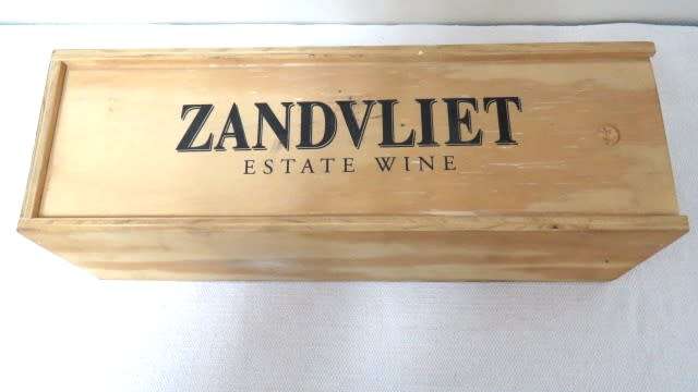 Sealed 1500ml Bottle of Zandvliet 2014 Shiraz In Wooden Crate