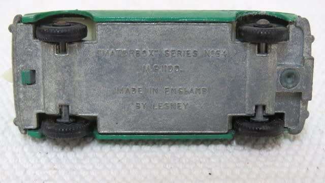 Vintage Lesney Matchbox Series No. 64 Die Cast M.G. 1100 No Box Scale 1:64 L: 66 mm SOLD AS IS