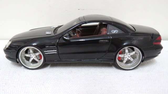 Superb Vintage Maisto Die Cast Mercedes SL55 AMG No Box Scale 1:18 L: 258 mm