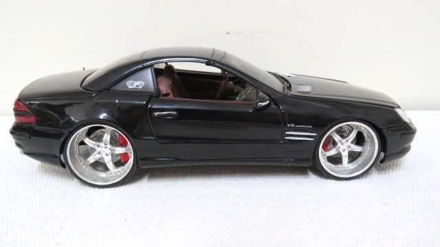 Superb Vintage Maisto Die Cast Mercedes SL55 AMG No Box Scale 1:18 L: 258 mm