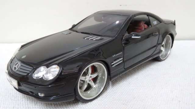 Superb Vintage Maisto Die Cast Mercedes SL55 AMG No Box Scale 1:18 L: 258 mm