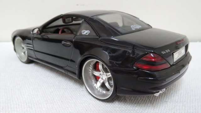 Superb Vintage Maisto Die Cast Mercedes SL55 AMG No Box Scale 1:18 L: 258 mm