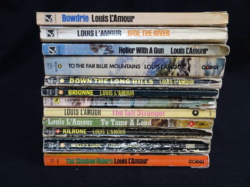 12x Stunning Louis L`Amour Novels