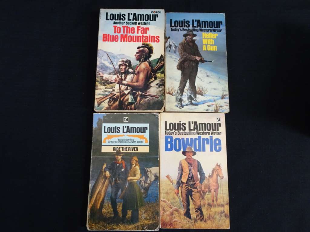 12x Stunning Louis L`Amour Novels
