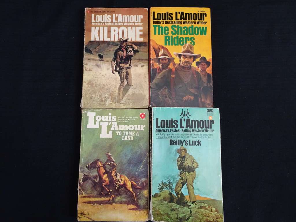 12x Stunning Louis L`Amour Novels