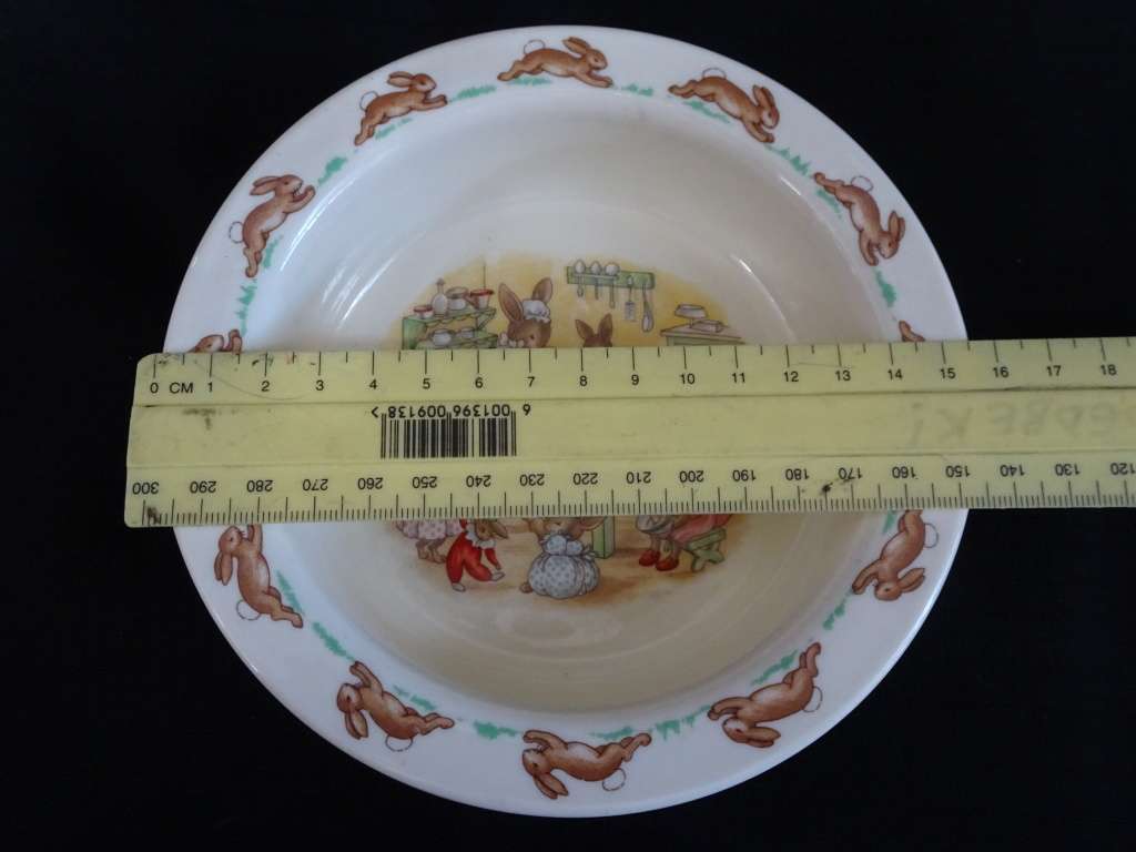 Royal Doulton Bynnykins Vintage Bowl Fine Bone China Baking Bunnies Kitchen