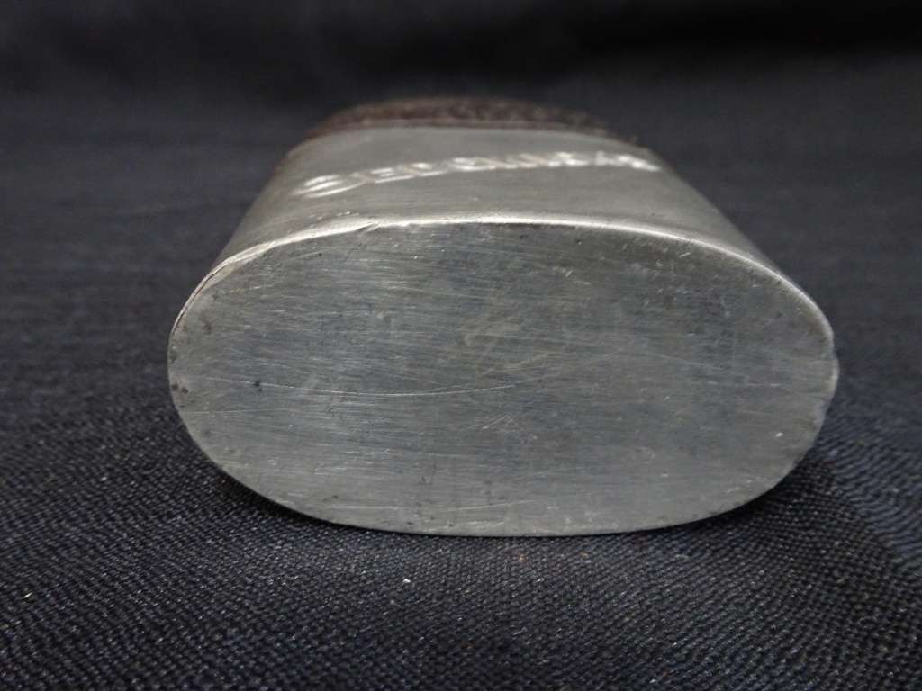 Sedgwicks Antique Leather and Siver plate Glass Flask Medical Reserve Old - Matured Brandy