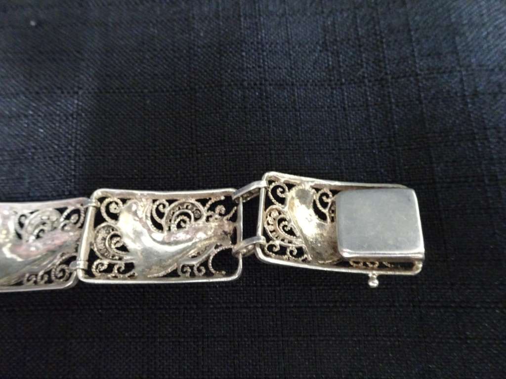 Stunning Silver Germany Bracelet With Beautifull Fine Designs