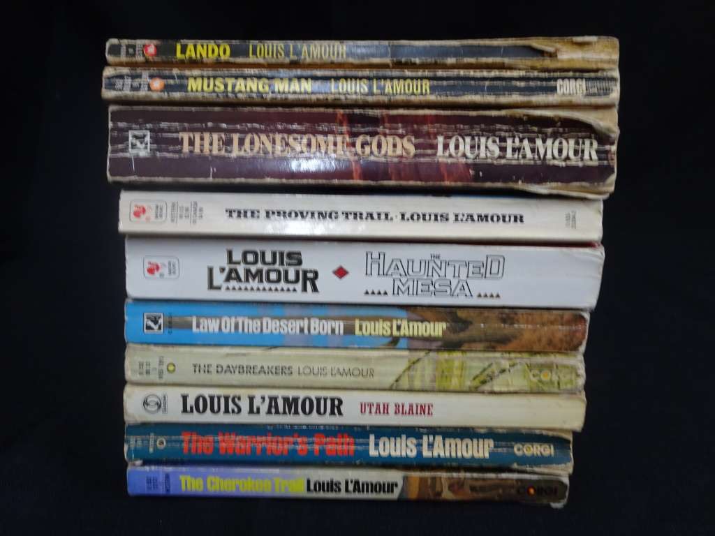 10x Stunning Louis L`Amour Novels