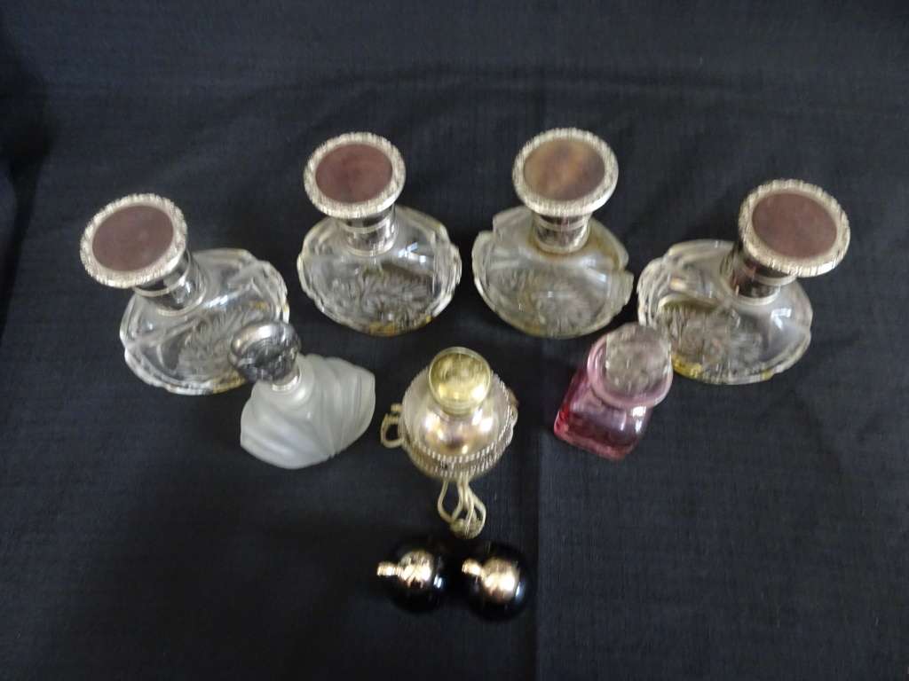 Beautiful Vintage Collection of Perfume Bottles