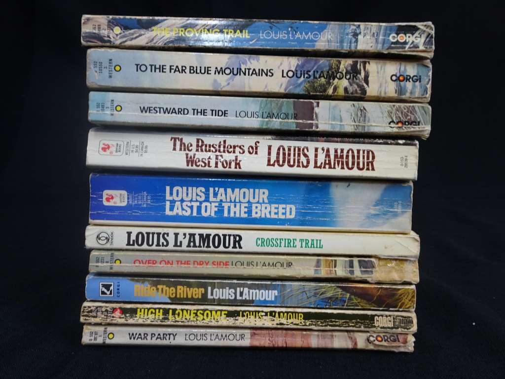 10x Stunning Louis L`Amour Novels