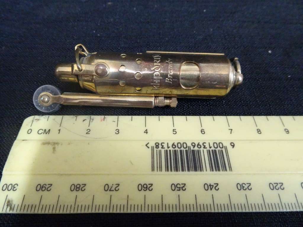 Incredible Antique Cigarette Lighter (Klipdrift Brandy)