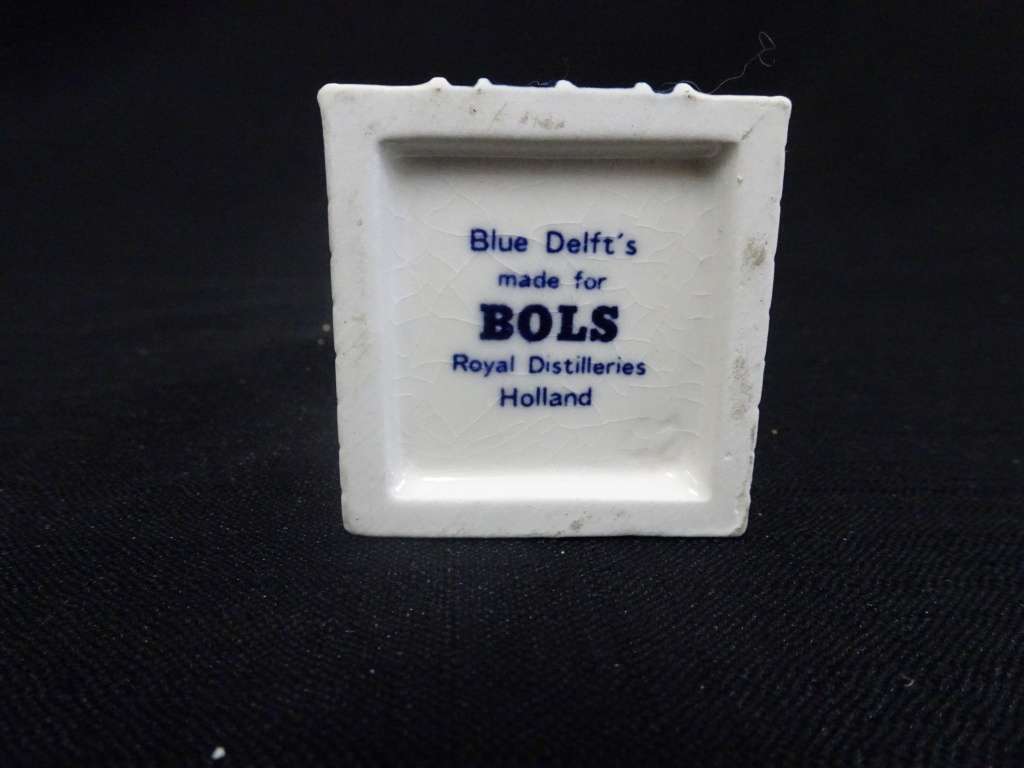 KLM Bols Miniature House no 42 (Cork Still Sealed But No Contents)