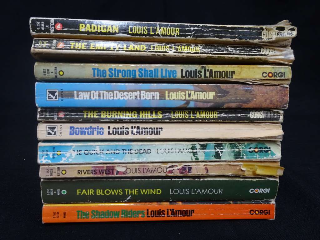 10x Stunning Louis L`Amour Novels