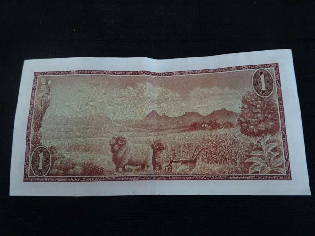 South Africa One Rand Bank Note - TW De Jongh - Please See My Description