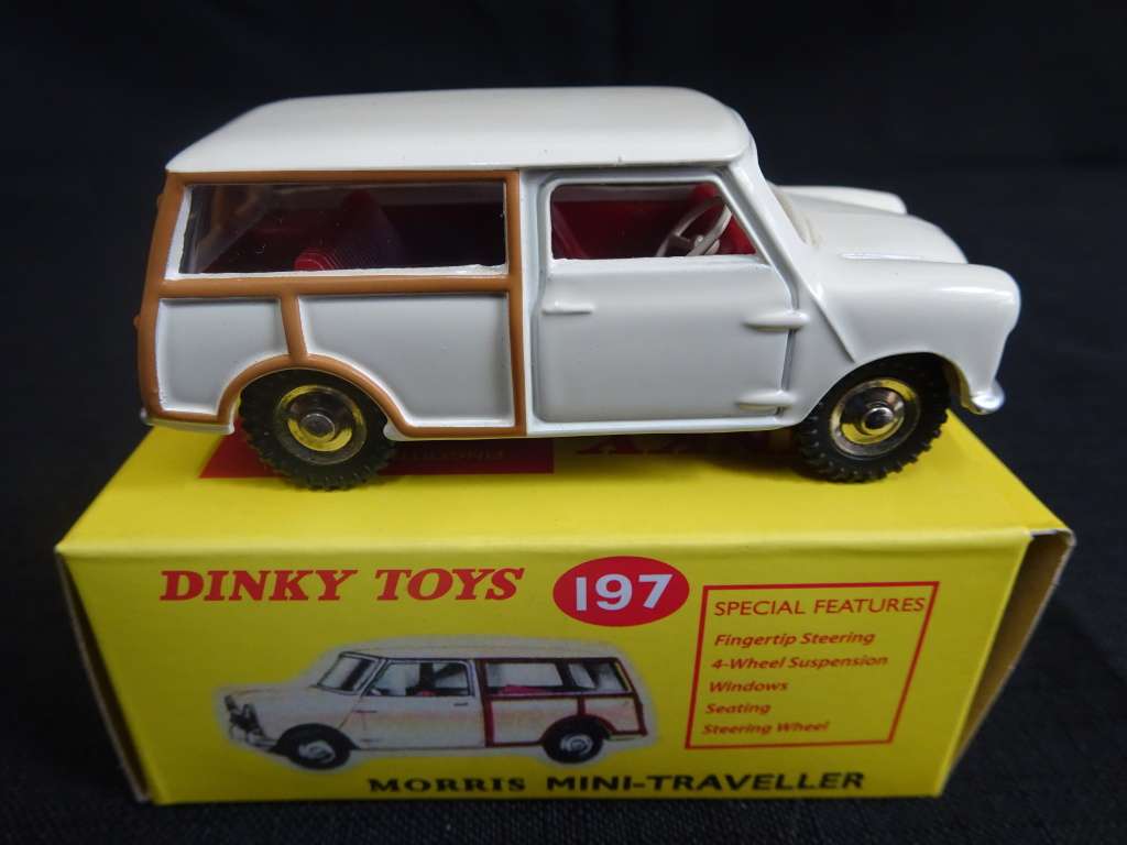 Dinky Toys Morris Mini Traveller No 197 Made By DeAgostine Mattel In Original Box (L : 7cm)