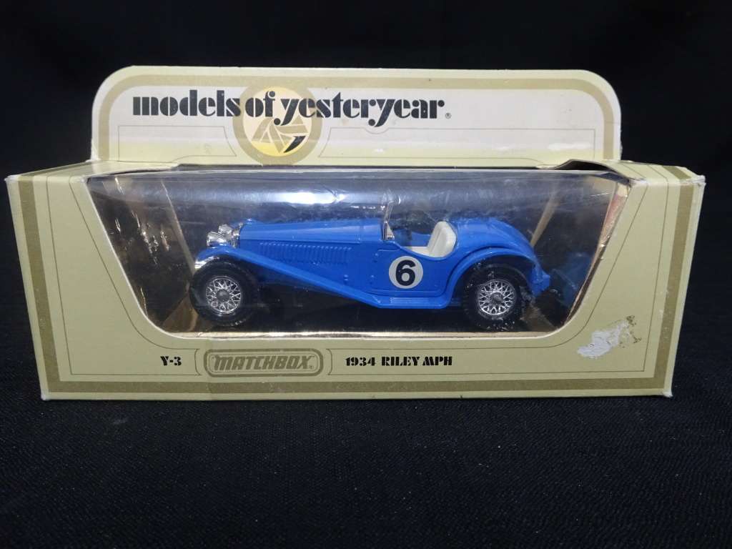 Models Of Yesteryear Y-3 1934 Riley M.P.H (Box Got Some Wear On, Model In Excellent Cond)