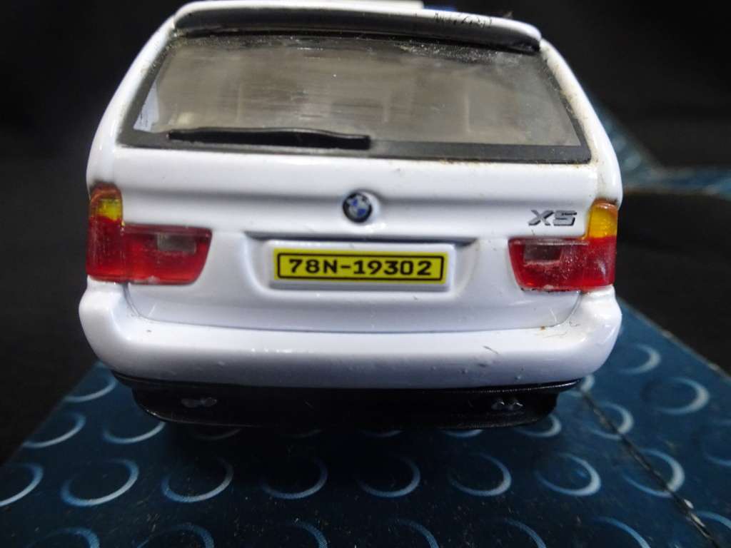 Awesome Vintage Cararama Die Cast BMW X5 Police Car No Box Scale 1:43 (Box Got Some Wear)