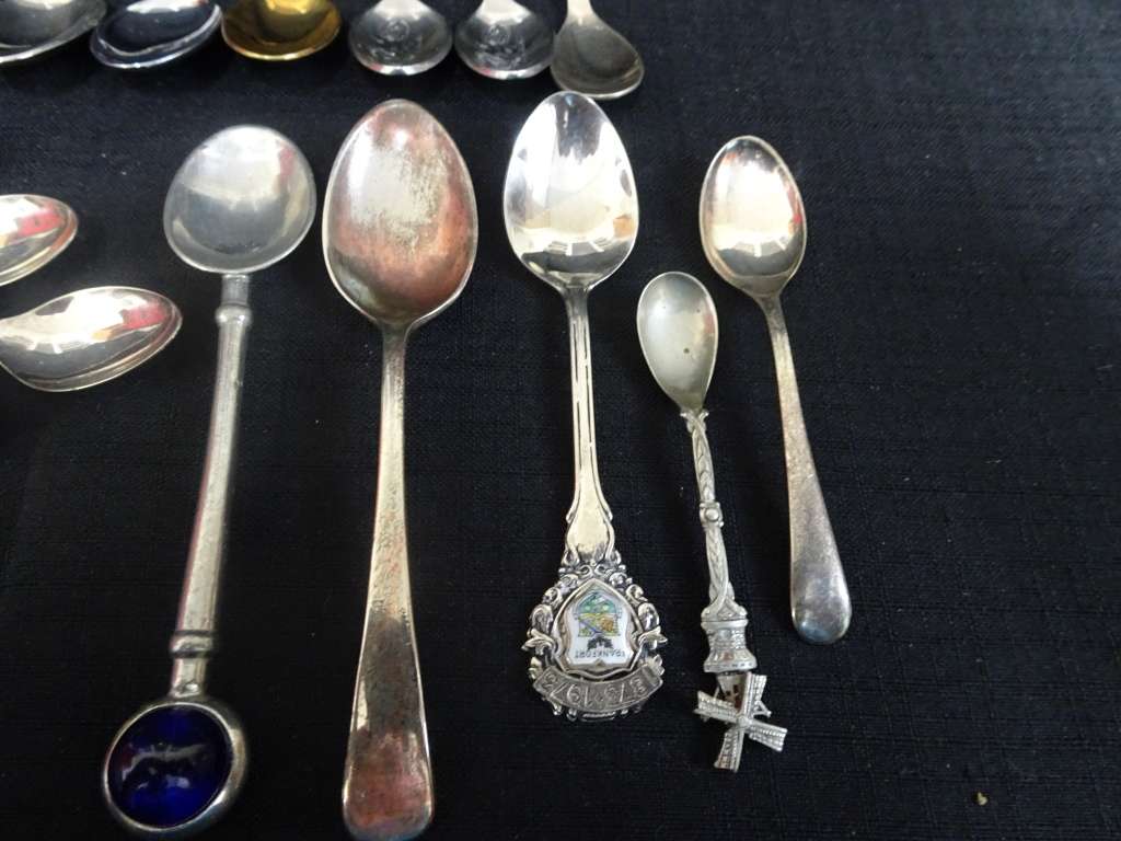 Collection Of Twenty Five Vintage Teaspoons (Relist Item)