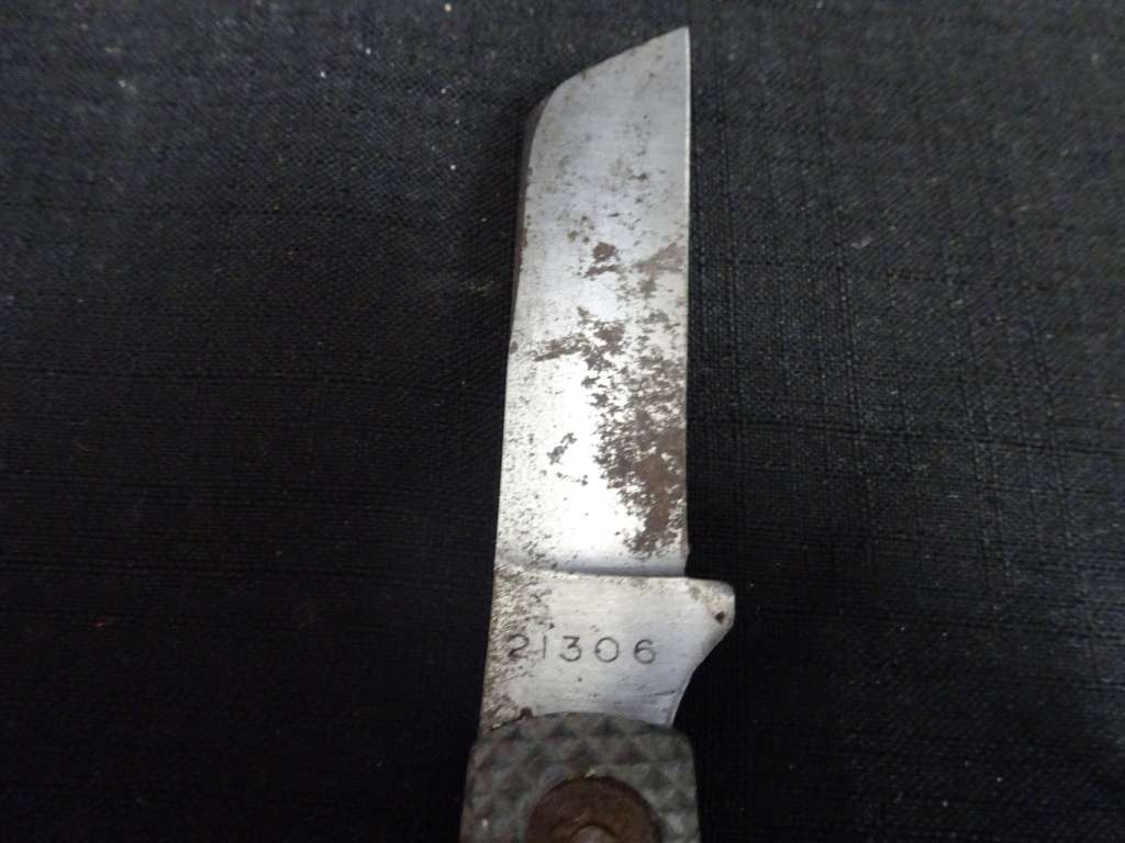 WWII Joseph Rodgers Of Sheffield Naval Jack Knife With Belt Loop