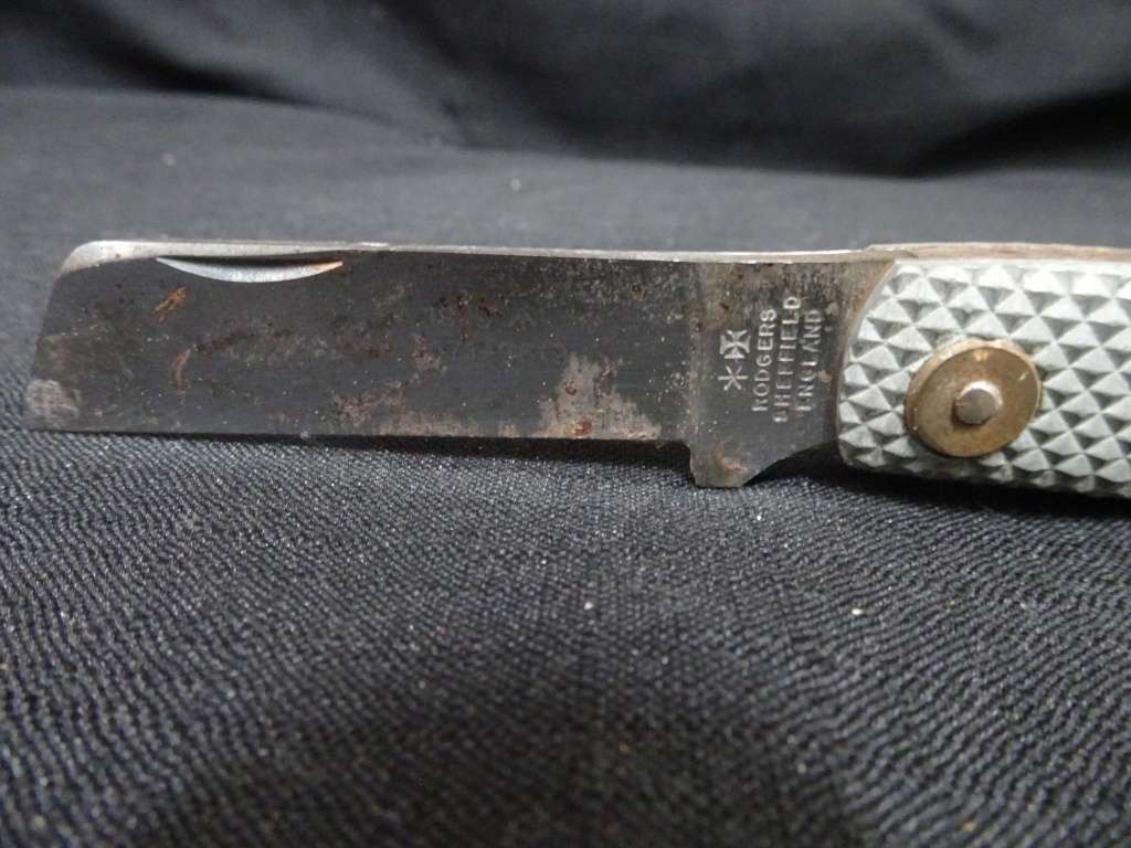 WWII Joseph Rodgers Of Sheffield Naval Jack Knife With Belt Loop