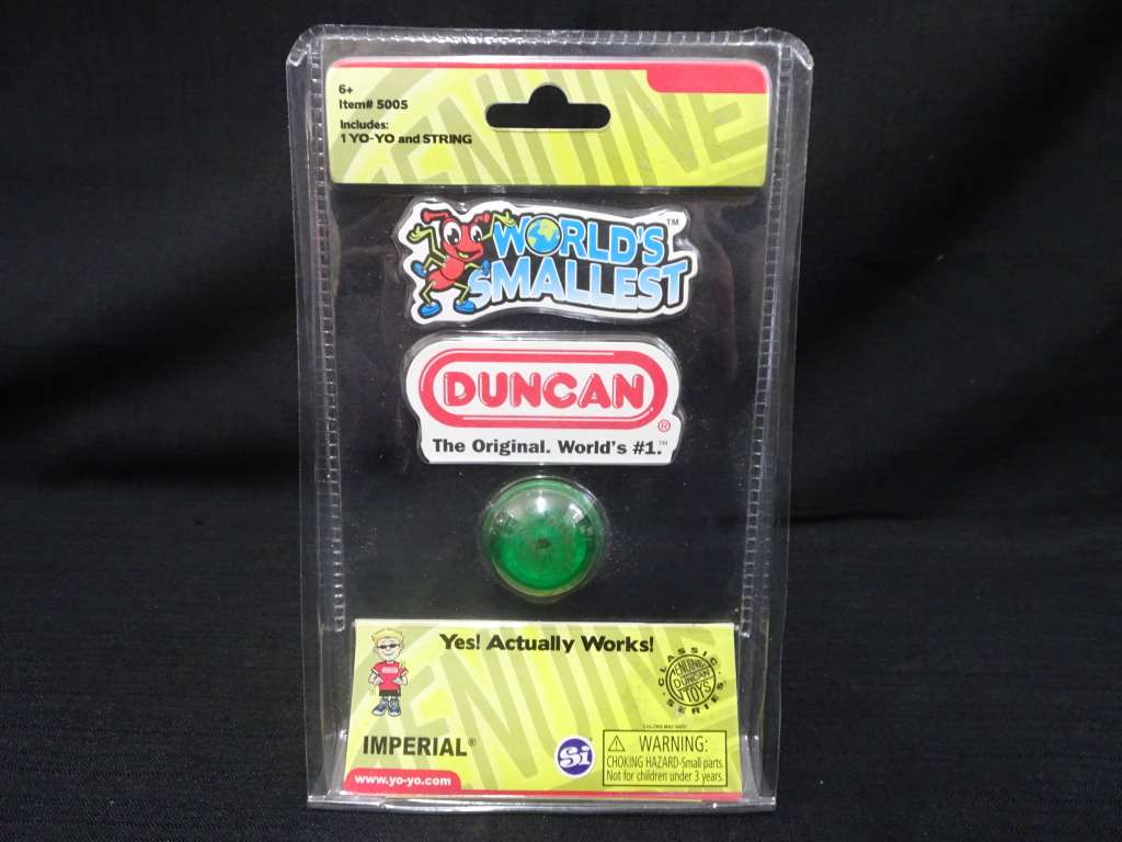 Duncan The Original. World`s #1, World`s Smallest YO - YO And String Still In Sealed Package