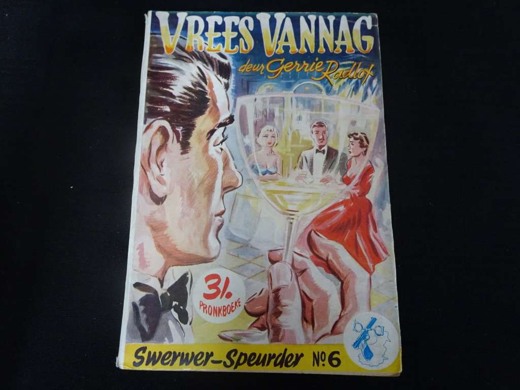 Vyf Vintage 1950`s Die Swerwer - Speurder Slap Hand Boekies (Sien Beskrywing)