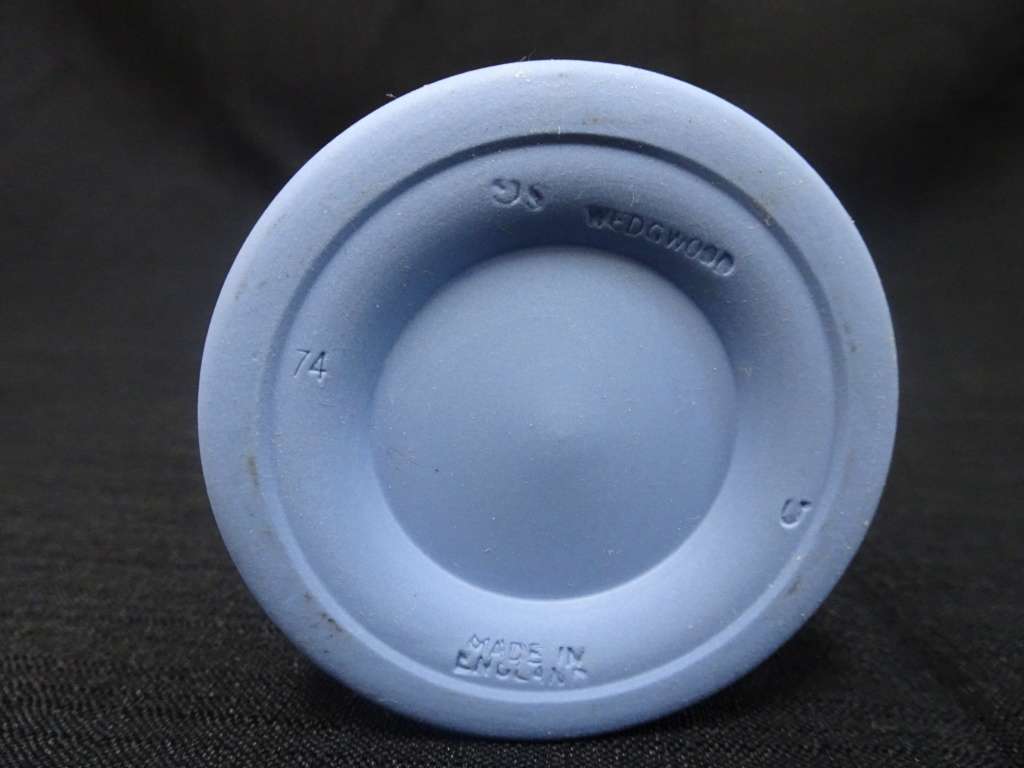 Vintage Wedgwood Jasperware Pale Blue Posy Vase - Made In England