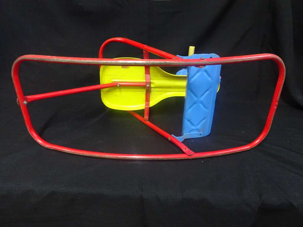 Stunning Vintage 1970`s Metal Frame Rocking Horse