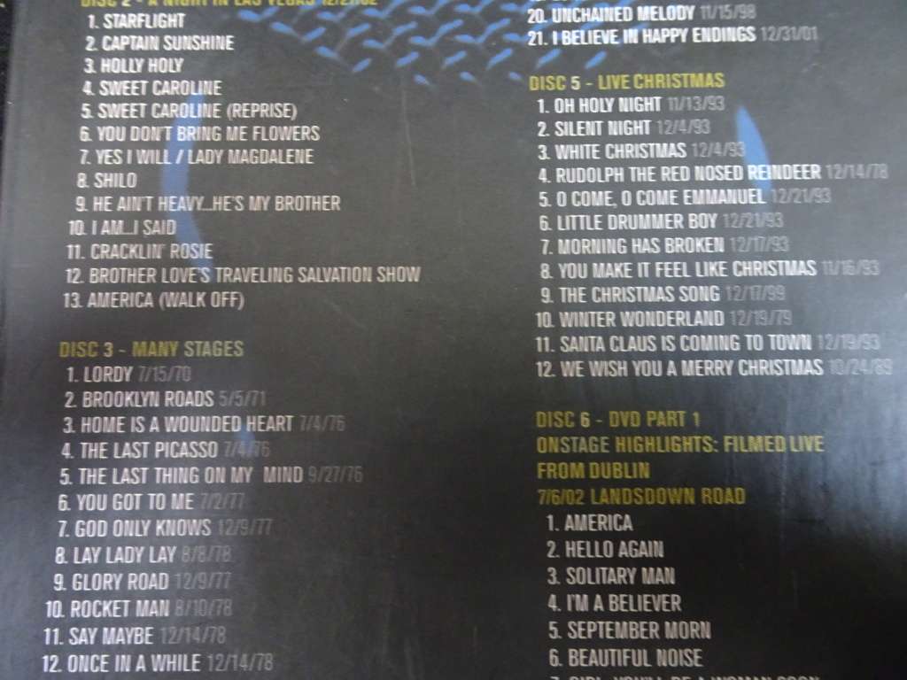 Collection Of Neil Daimond Performances 1970 - 2002 (See My Description)