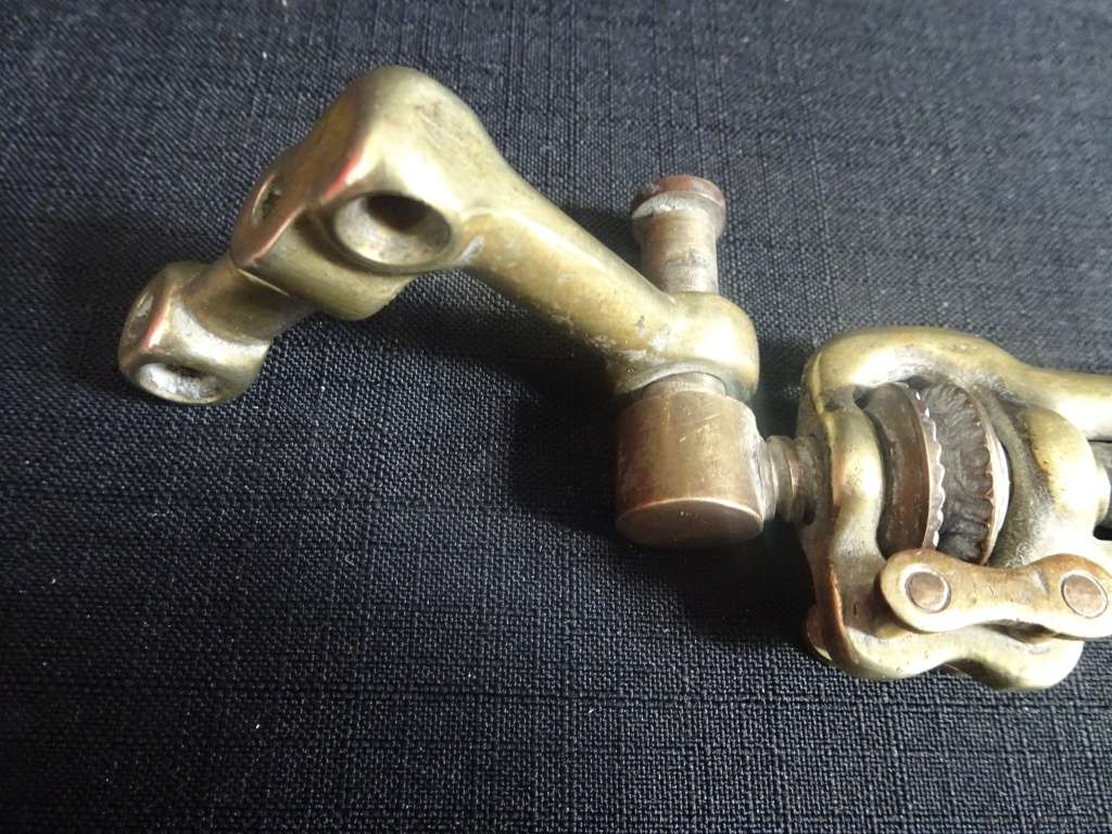 Vintage Brass `Cartlands Patent` Fanlight Window Adjuster