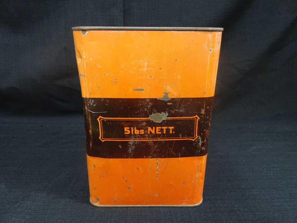 Vintage Plaaskoffie Reco Trade Name Pure Coffee Tin (See My Description)