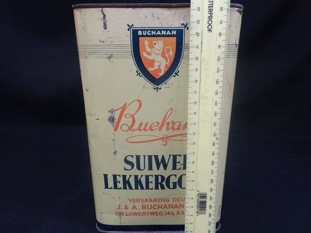 Stunning Vintage Bachanan Pure Confections Tin (See My Description)