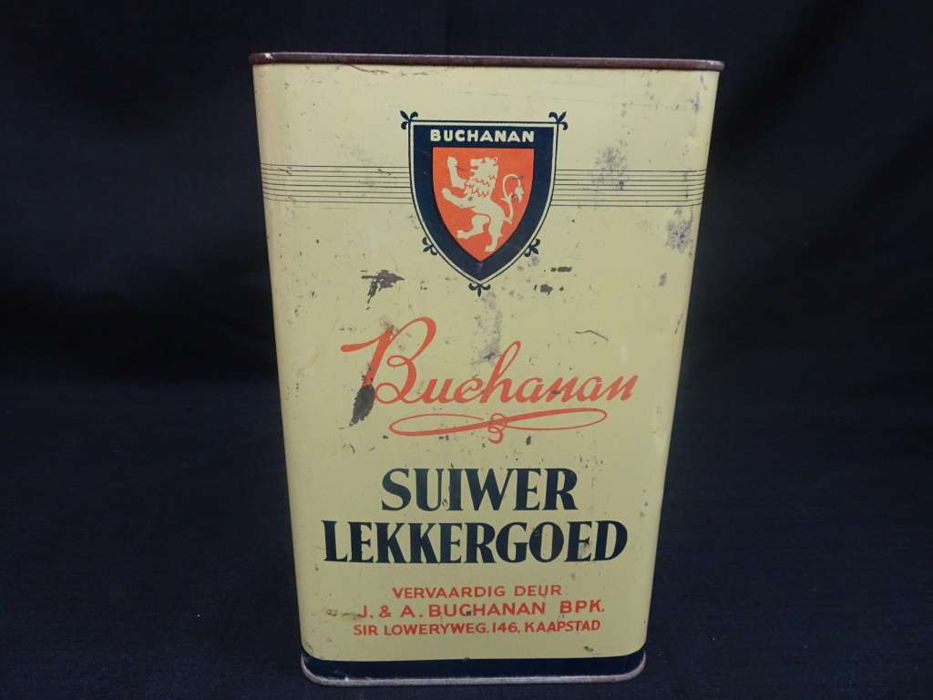 Stunning Vintage Bachanan Pure Confections Tin (See My Description)