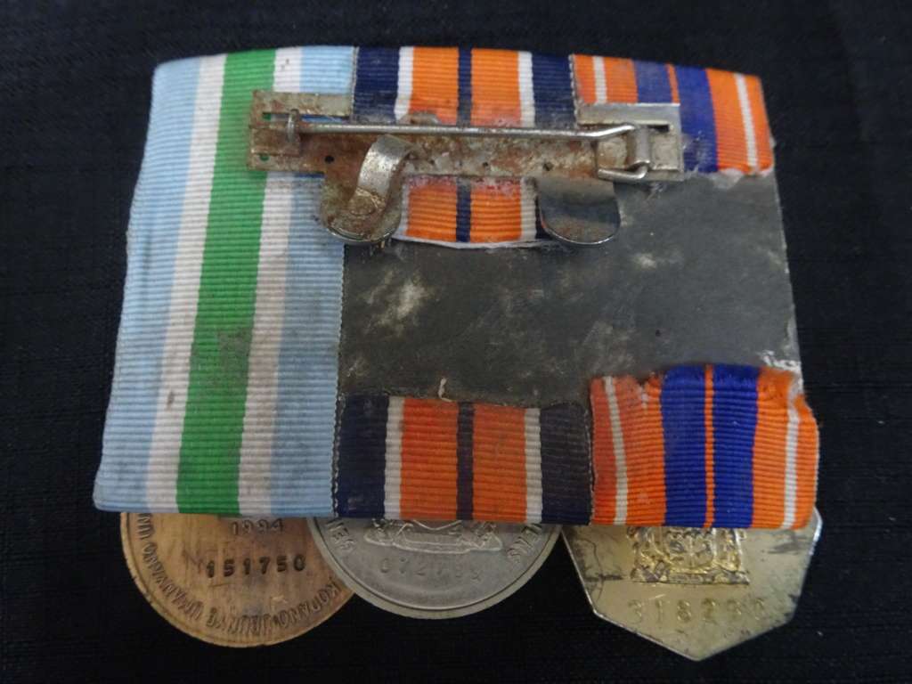 Set Of SADF Medals Consisting Of Patria Medal, Unitas Medal and General Service Medal